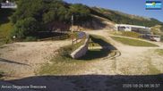 Archiviertes Webcam Bild: Campo Felice – Bergstation Sesselbahn Campo Felice und Chalet del Bosco am 26.08.2026 um 08:09 Uhr
