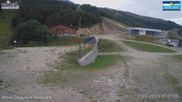 Archived webcam image showing Campo Felice - top station chairlift Campo Felice and Chalet del Bosco on 19 Sep 2026 at 07:00