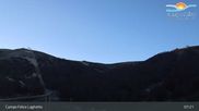 Archived webcam image showing Campo Felice - base station chairlift Cisterna and Chalet del Lago on 27 Oct 2026 at 07:40