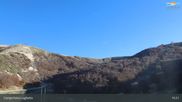 Archived webcam image showing Campo Felice - base station chairlift Cisterna and Chalet del Lago on 27 Oct 2026 at 15:40