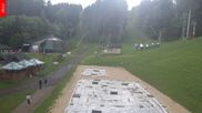 Archived webcam image showing Marianske Lazne - baste station cable car Lanovka, Czech Republic on 17 May 2026 at 12:14