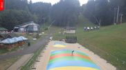 Archived webcam image showing Marianske Lazne - baste station cable car Lanovka, Czech Republic on 26 Aug 2026 at 12:33