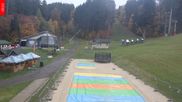 Archived webcam image showing Marianske Lazne - baste station cable car Lanovka, Czech Republic on 23 Oct 2026 at 12:00