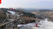 Archived webcam image showing Benecko - top station chairlift Kejnos, Czech Republic on 14 Mar 2026 at 08:28