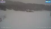 Archived webcam image showing Campo Felice - base station chairlift Colle Destro and chalet Innamorati (Italy) on 27 Mar 2026 at 08:14