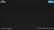 Archived webcam image showing Campo Felice - base station chairlift Colle Destro and chalet Innamorati (Italy) on 27 Mar 2026 at 20:14