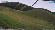 Archived webcam image showing Campo Felice - rope lift Baby Campo Felice, slope Scorpione and chairlift Nibbio on 12 Jul 2026 at 20:06