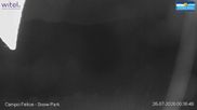 Archived webcam image showing Campo Felice (Italy) - View of Snow Park on 26 Jul 2026 at 00:39