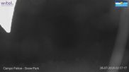 Archived webcam image showing Campo Felice (Italy) - View of Snow Park on 26 Jul 2026 at 02:39