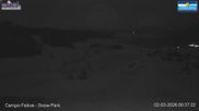 Archived webcam image showing Campo Felice (Italy) - View of Snow Park on 2 Mar 2026 at 00:08