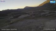 Archived webcam image showing Campo Felice (Italy) - View of Snow Park on 27 Oct 2026 at 16:39