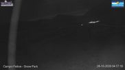 Archived webcam image showing Campo Felice (Italy) - View of Snow Park on 28 Oct 2026 at 04:00