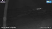 Archived webcam image showing Campo Felice (Italy) - View of Snow Park on 28 Oct 2026 at 00:00