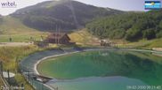 Archiviertes Webcam Bild: Campo Felice – Pisten Lupo, Gigi Panei, Sagittario und Rondini am 12.07.2026 um 08:19 Uhr