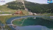Archiviertes Webcam Bild: Campo Felice – Pisten Lupo, Gigi Panei, Sagittario und Rondini am 12.07.2026 um 18:13 Uhr