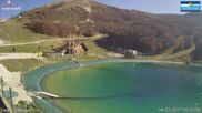 Archived webcam image showing Campo Felice – Slopes Lupo, Gigi Panei, Sagittario and Rondini on 27 Oct 2026 at 12:39