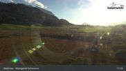 Archived webcam image showing Lake Walchsee: Moorland Schwemm on 12 Oct 2026 at 17:03