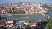 Archived webcam image showing Castel San Pietro - Verona on 12 Jul 2026 at 08:10