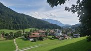 Archiviertes Webcam Bild: Blick Richtung Sachrang und Langlaufloipe am 26.08.2026 um 16:18 Uhr