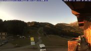Archived webcam image showing Cimone - Chair lift Colombaccio on 12 Jul 2026 at 07:35