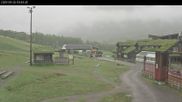Archived webcam image showing Myrkdalen Hotel at base station chair lift Myrkdalsekspressen on 24 Jun 2026 at 10:04