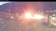 Archived webcam image showing Myrkdalen Hotel at base station chair lift Myrkdalsekspressen on 20 Aug 2026 at 00:55