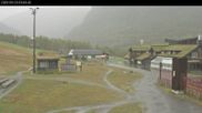 Archived webcam image showing Myrkdalen Hotel at base station chair lift Myrkdalsekspressen on 20 Sep 2026 at 10:21