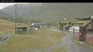 Archived webcam image showing Myrkdalen Hotel at base station chair lift Myrkdalsekspressen on 20 Sep 2026 at 12:21