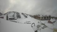 Archived webcam image showing Ruka Village - Front Slopes on 7 Apr 2026 at 07:23