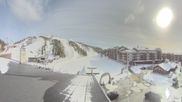 Archived webcam image showing Ruka Village - Front Slopes on 7 Apr 2026 at 14:23