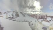 Archived webcam image showing Ruka Village - Front Slopes on 7 Apr 2026 at 12:23