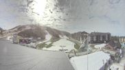 Archived webcam image showing Ruka Village - Front Slopes on 22 May 2026 at 08:33