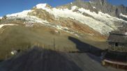 Archived webcam image showing Saas Fee - Längfluh chair lift on 4 Jul 2026 at 07:54