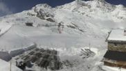 Archived webcam image showing Saas Fee - Längfluh chair lift on 27 Mar 2026 at 10:24
