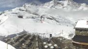 Archived webcam image showing Saas Fee - Längfluh chair lift on 27 Mar 2026 at 12:24