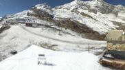 Archived webcam image showing Saas Fee - Längfluh chair lift on 9 Oct 2026 at 12:01