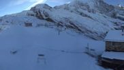 Archived webcam image showing Saas Fee - Längfluh chair lift on 22 Oct 2026 at 16:48
