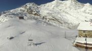 Archived webcam image showing Saas Fee - Längfluh chair lift on 22 Oct 2026 at 10:48