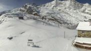 Archived webcam image showing Saas Fee - Längfluh chair lift on 22 Oct 2026 at 12:48