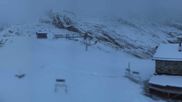 Archived webcam image showing Saas Fee - Längfluh chair lift on 23 Oct 2026 at 08:49
