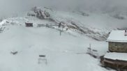 Archived webcam image showing Saas Fee - Längfluh chair lift on 23 Oct 2026 at 10:49