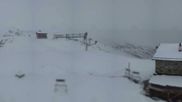 Archived webcam image showing Saas Fee - Längfluh chair lift on 23 Oct 2026 at 12:49