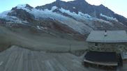 Archived webcam image showing Saas Fee - Längfluh Glacier on 12 Jul 2026 at 20:33