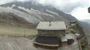 Archived webcam image showing Saas Fee - Längfluh Glacier on 15 Aug 2026 at 16:11