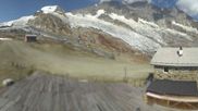 Archived webcam image showing Saas Fee - Längfluh Glacier on 15 Aug 2026 at 10:11
