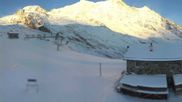 Archived webcam image showing Saas Fee - Längfluh Glacier on 22 Oct 2026 at 08:46
