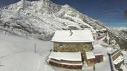 Archived webcam image showing Saas Fee - Längfluh Glacier on 22 Oct 2026 at 12:46