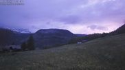 Archived webcam image showing Rosswald - Termen north on 8 May 2026 at 20:14