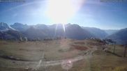 Archived webcam image showing Rosswald - Ski lift Fleschbodu on 22 Oct 2026 at 16:36