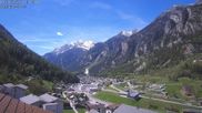 Archived webcam image showing Grächen - St. Niklaus village on 2 May 2026 at 12:16